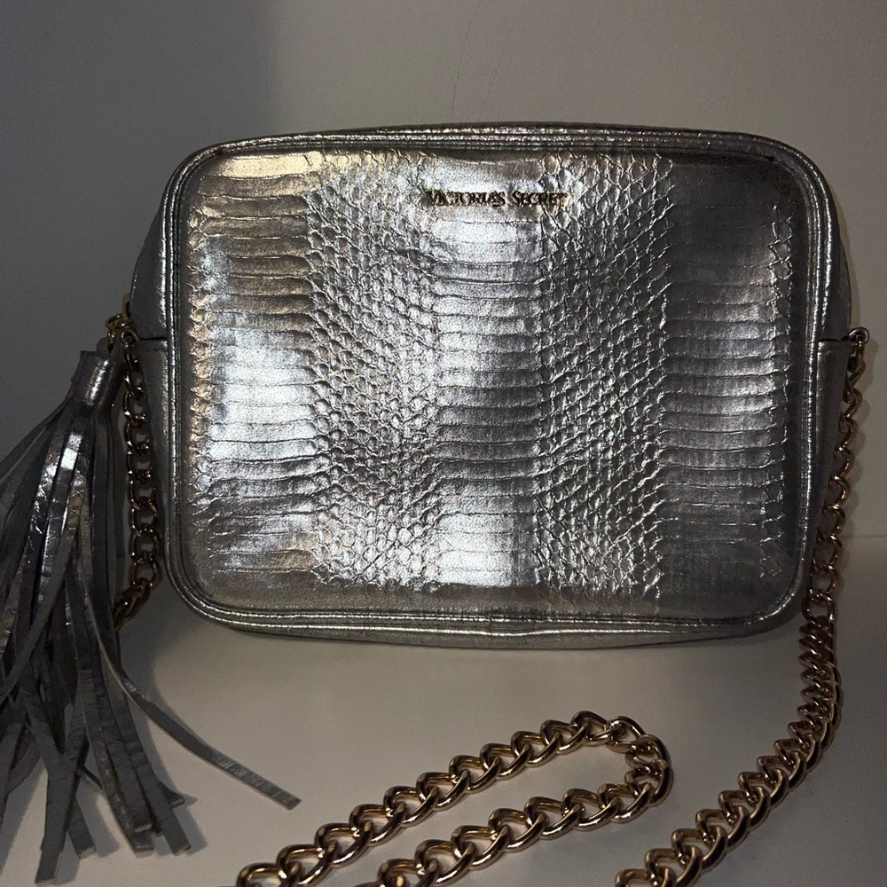 Victoria’s Secret Silver Crossbody Purse